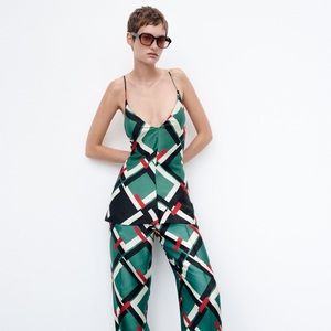 Zara Printed Top NWT